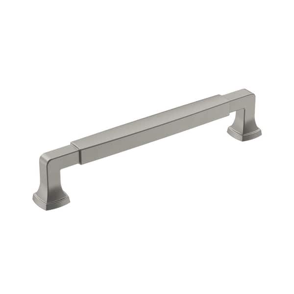 Amerock Stature 6-5/16 in. (160mm) Classic Satin Nickel Bar Cabinet Pull