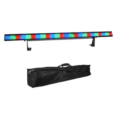 DJ COLORstrip 4 Channel DMX LED RGB Light Bar Fixture + Soft Case Bag