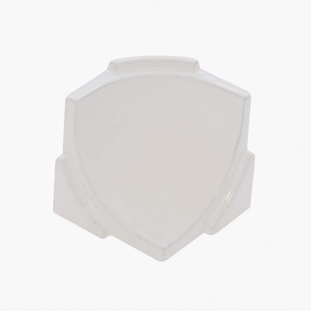EMAC Internal Angle NS5 White 1-1/2 in. x 1-1/2 in. Complement PVC Tile Edging Trim
