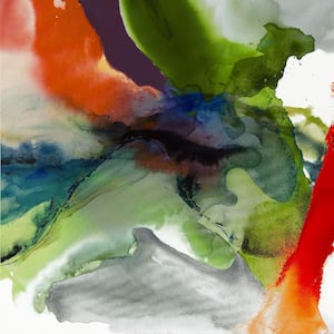 72 in. x 72 in. "Vibrant Terrain II" by Sisa Jasper Canvas Wall Art