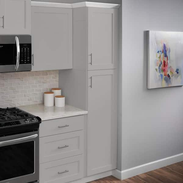 Shaker Cabinet Accessories in Dove Gray - Kitchen - The Home Depot