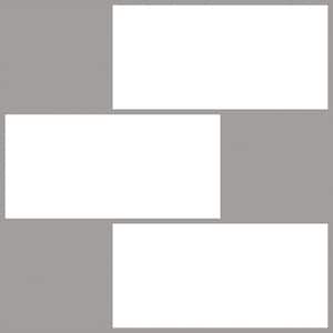 Subway Tile White 10 in. x 10 in. 0.025 in. Other Resin Peel and Stick Tiles Sample (0.69 sq. ft./Pack)