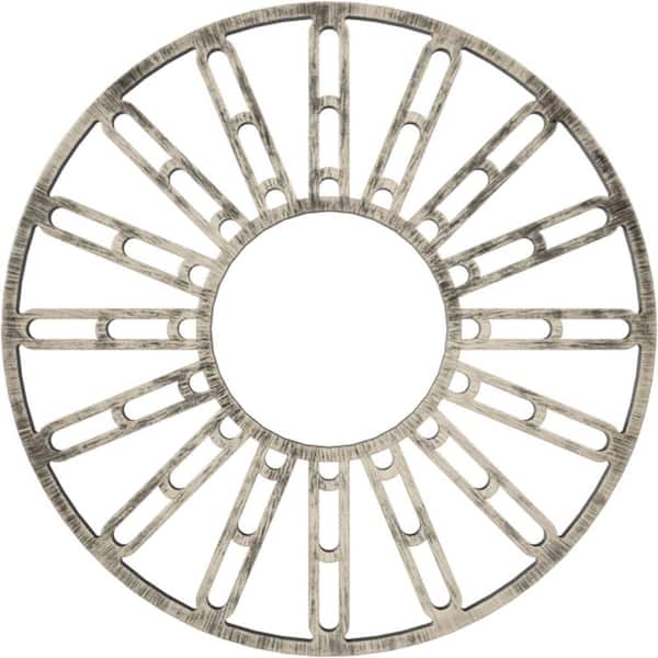 Ekena Millwork 1 in. x 36 in. x 36 in. Hale Architectural Grade PVC Peirced Ceiling Medallion Moulding