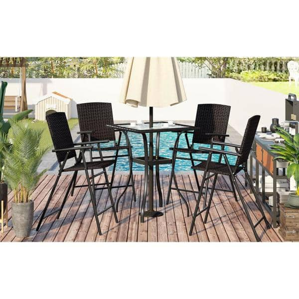 foldable garden table and chairs argos