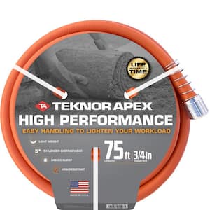 High Performance 3/4 in. x 75 ft. Tradesman Grade Water Hose