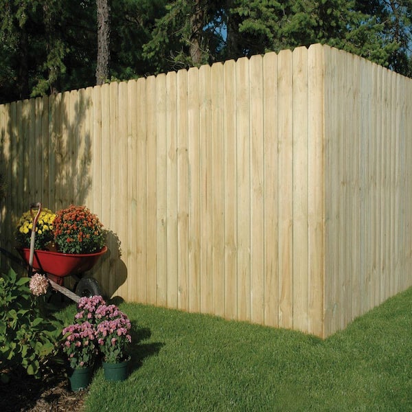 home depot treated fence panels