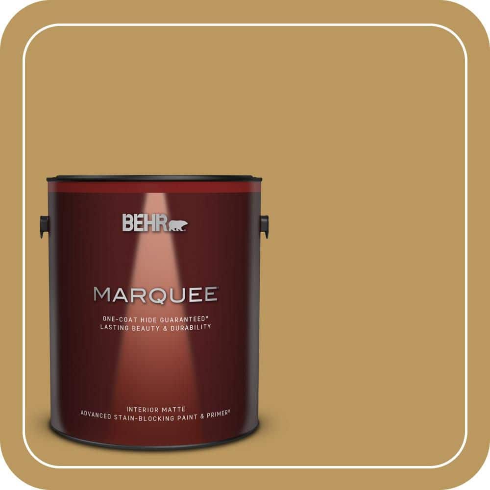 1 gal. #330F-5 Golden Bear Matte Interior Paint & Primer price history on PriceWatchPro