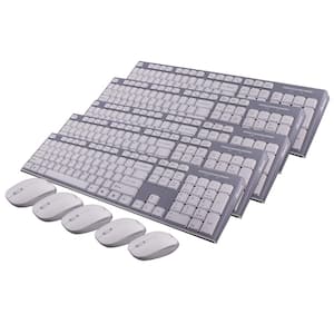 PRO PACK Wireless Keyboard and Mouse Combo, White