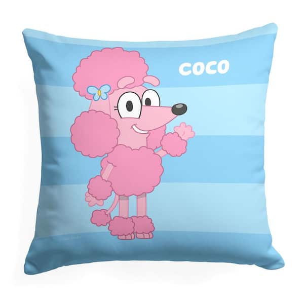 THE NORTHWEST GROUP Bluey Roll Call Coco 18 x 18 Printed Multicolor Throw Pillow