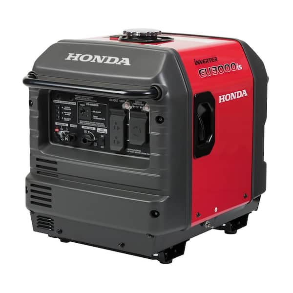 3000-Watt Super Quiet Electric and Recoil Start Gasoline Powered Inverter  Generator with 30 Amp Outlet