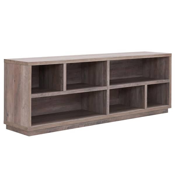 Meyer&Cross Bowman 70 in. Gray Oak TV Stand Fits TV's up to 75 in.