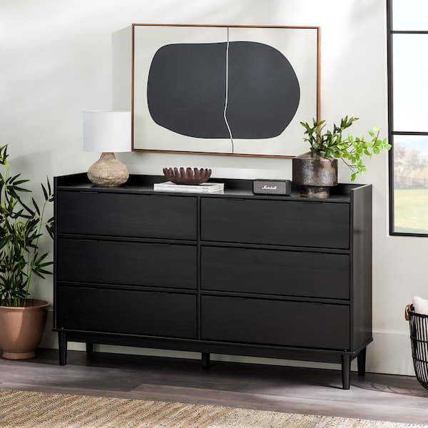 Unique black outlet dresser