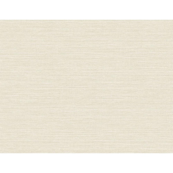 CASA MIA Grasscloth Effect Beige Paper Non-Pasted Strippable Wallpaper Roll (Cover 60.75 sq. ft.)
