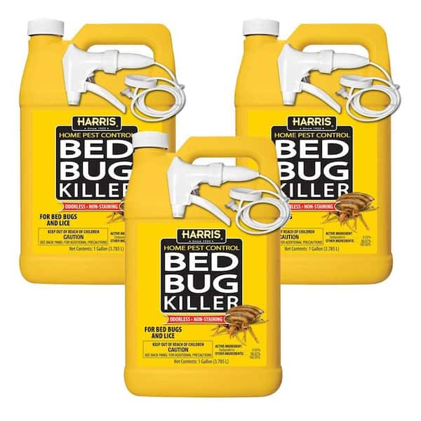 Harris 1 Gal. Bed Bug Killer (3-Pack)-HBB128-3PK - The Home Depot