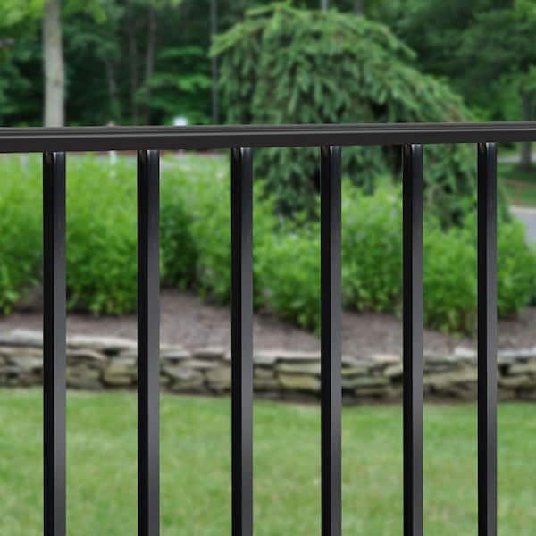 Gilpin Hampton 4-ft x 32-in Black Steel Deck Rail Kit
