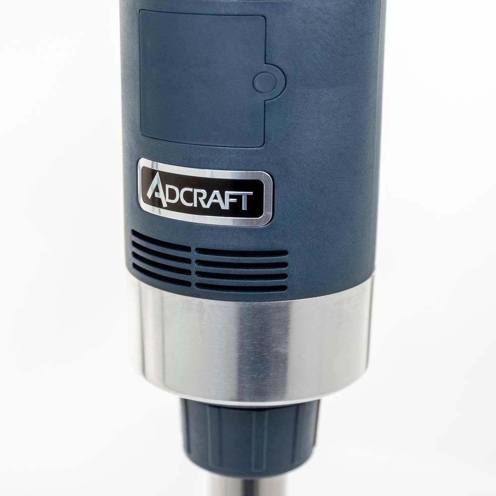 Adcraft 10" Black and Stainless Steel Commercial Immersion Blender