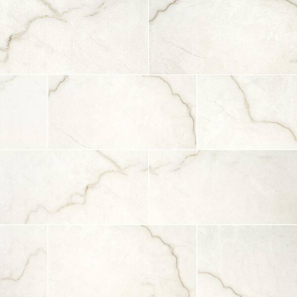 Msi Brighton Gold 24 In X 48 In Polished Porcelain Floor And Wall Tile 16 Sq Ft Case 4161