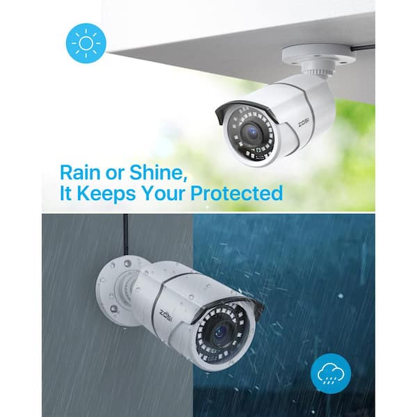 ZOSI 8-Channel 1080p 1TB DVR Security Camera System with 4