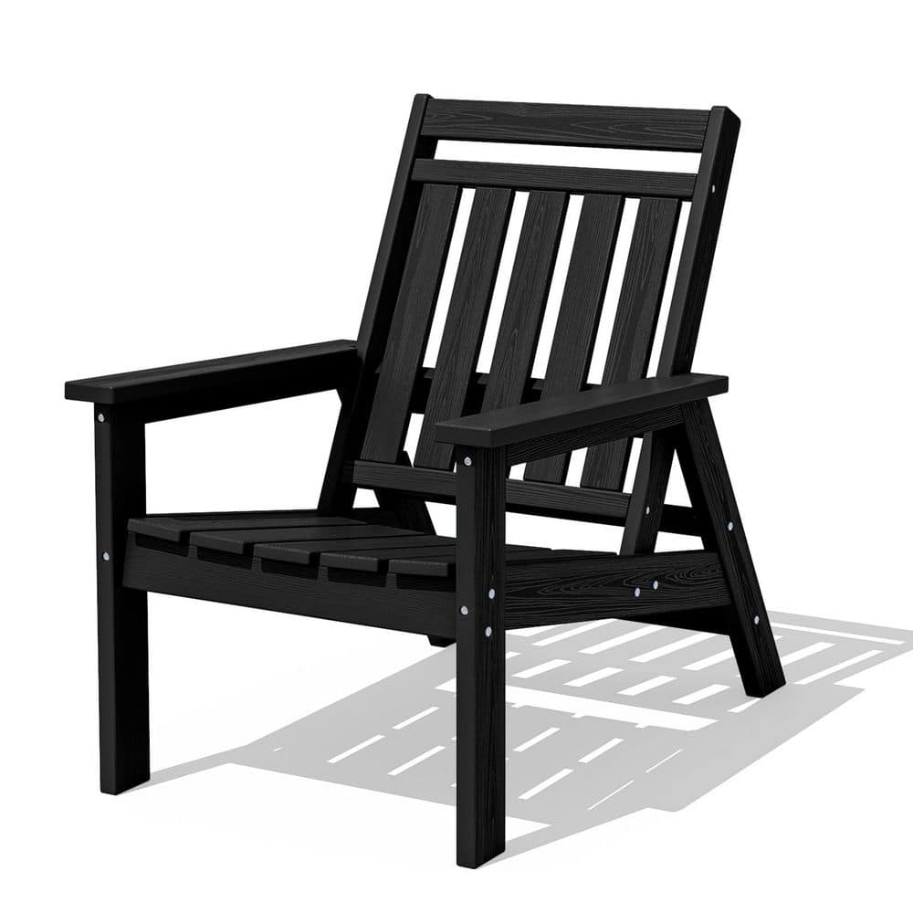 Adjustable Black HDPE All Weather Outdoor Adirondack Chair (1-Pack) price history on PriceWatchPro
