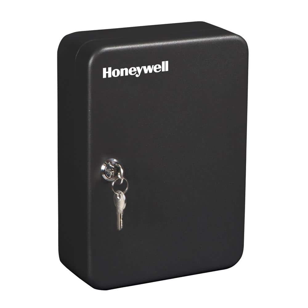 Black Steel 48-Key Security Box with Key Lock