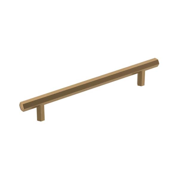 Amerock Caliber 6-5/16 in. (160mm) Modern Champagne Bronze Bar Cabinet Pull