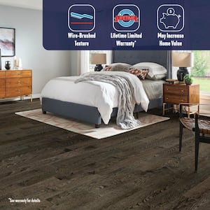 American Vintage Mountain Time Red Oak 3/4 in. T x 5 in. W Wirebrushed Solid Hardwood Flooring [23.5 sq. ft./carton]