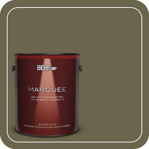 BEHR MARQUEE 1 gal. Home Decorators Collection #HDC-FL14-8 Deer Trail Matte Interior Paint & Primer