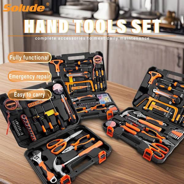 MYWISH 169-Piece Home Tool Kit, Household Basic Hand Tool Sets