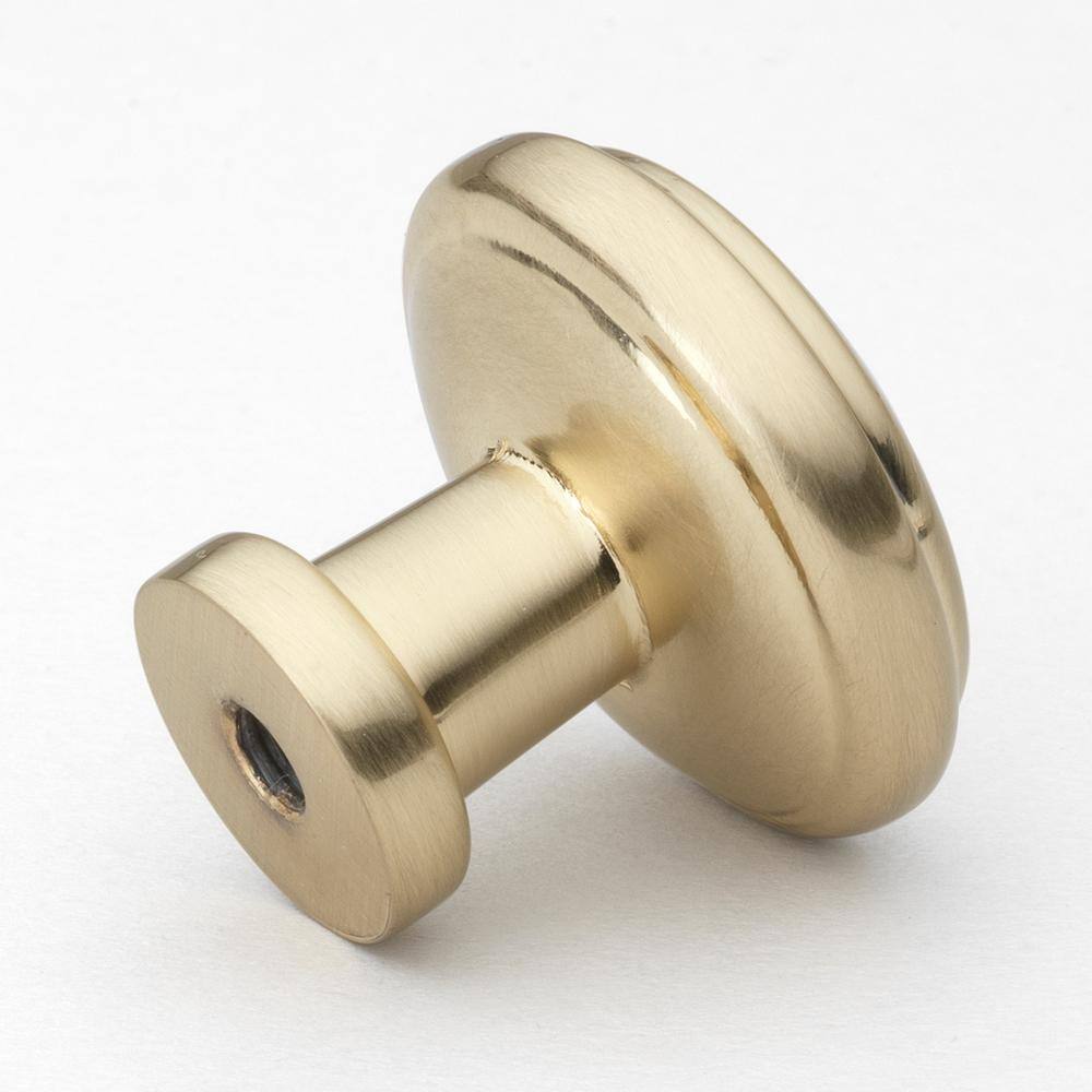 Champagne Gold Round Zinc Alloy Cabinet Knob Multipack