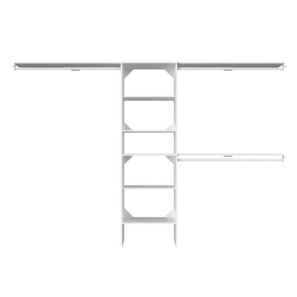 ClosetMaid Selectives 29 in. W White Corner Base Organizer for Wood Closet  System 7031 - The Home Depot