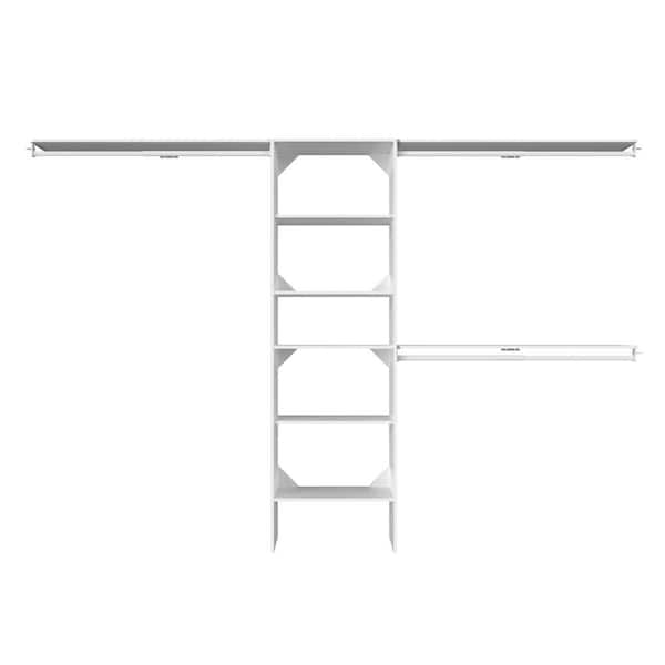 ClosetMaid Selectives 85 in. W x 121 in. W White Basic Plus