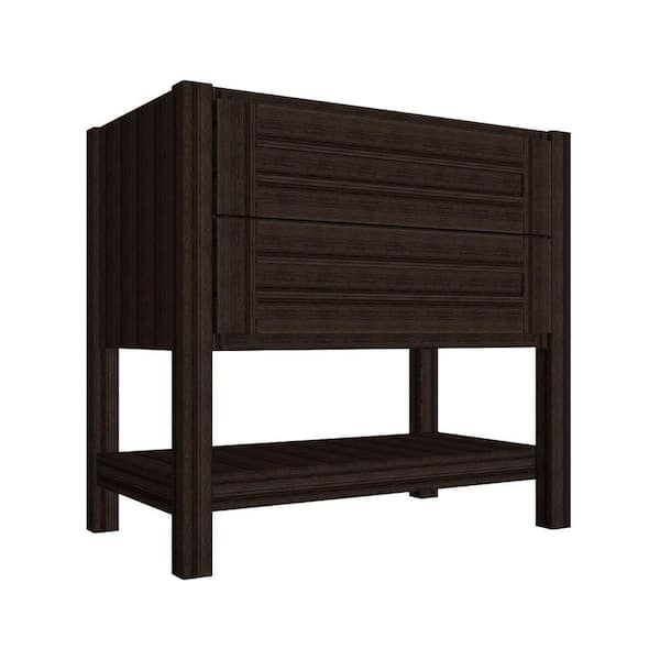 Home Decorators Collection Garrison Hill 36 in. Vanity Cabinet Only in Charcoal