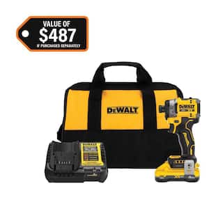 20V MAX XR Lithium-Ion Brushless Cordless 3-Speed High Torque 1/4 in. Impact Driver Kit with XR POWERPACK 4.0 Ah Battery