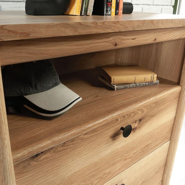 Sauder Dover Edge 4-Drawer Chest in Timber Oak