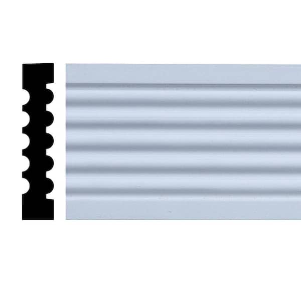 11/16 in. x 3-3/8 in. x 84 in. Primed Pine Finger-Jointed Casing Moulding Set (7-Piece)
