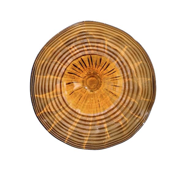 Dale Tiffany Handover 4 in. Wall Art Decor with Hand Blown Art Glass Style