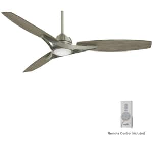 Molino 65 in. Integrated LED Indoor/Outdoor Burnished Nickel Smart Ceiling Fan with Light and Remote Control