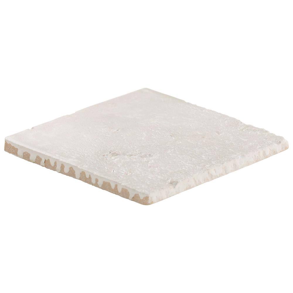 Matte White Textured Ceramic 5x5 Wall Tile