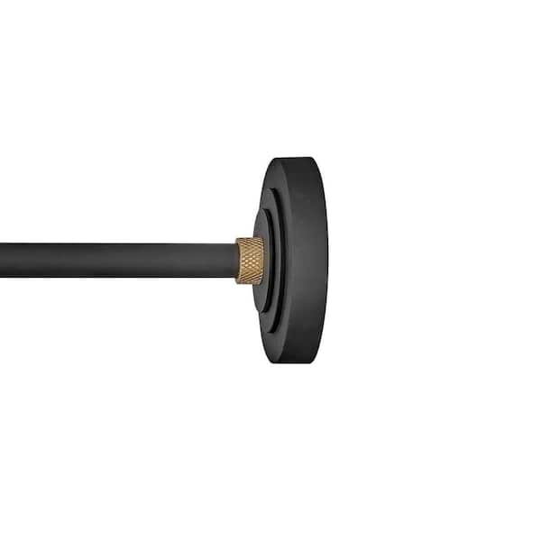 HINKLEY - Foundry Medium 1-Light Textured Black Outdoor Wall Sconce