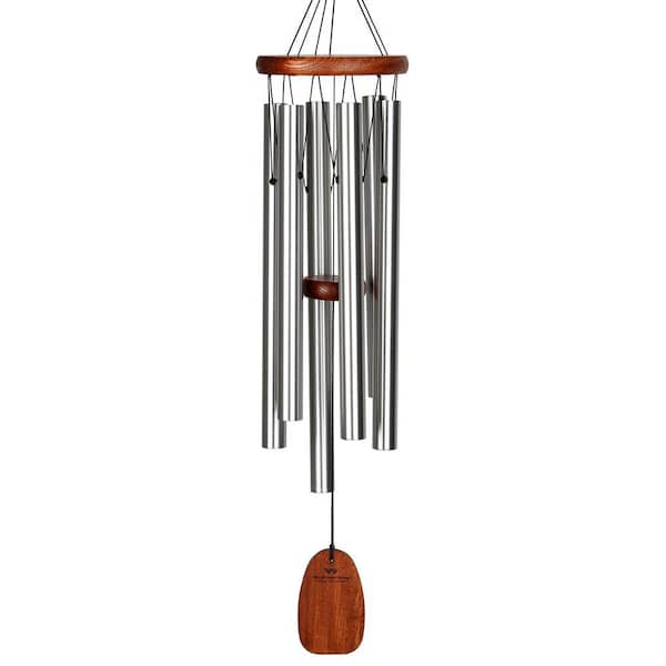 WOODSTOCK CHIMES Signature Collection, of Comfort, 24 in. Silver Wind Chime WCOC