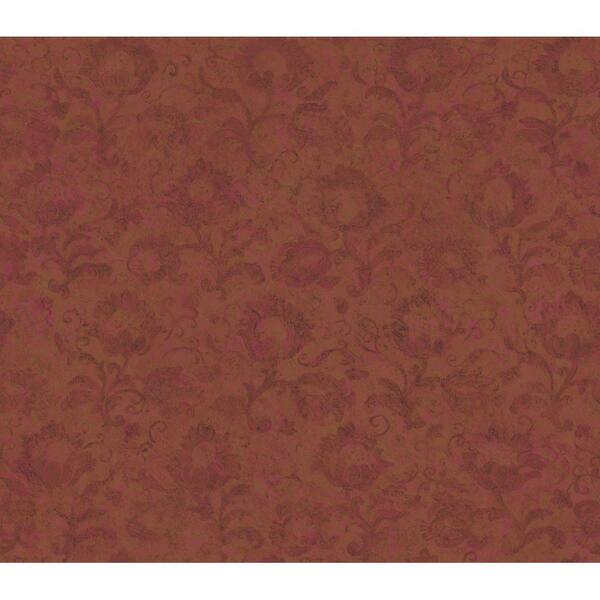 The Wallpaper Company 56 sq. ft. Metallic Muted Floral Wallpaper