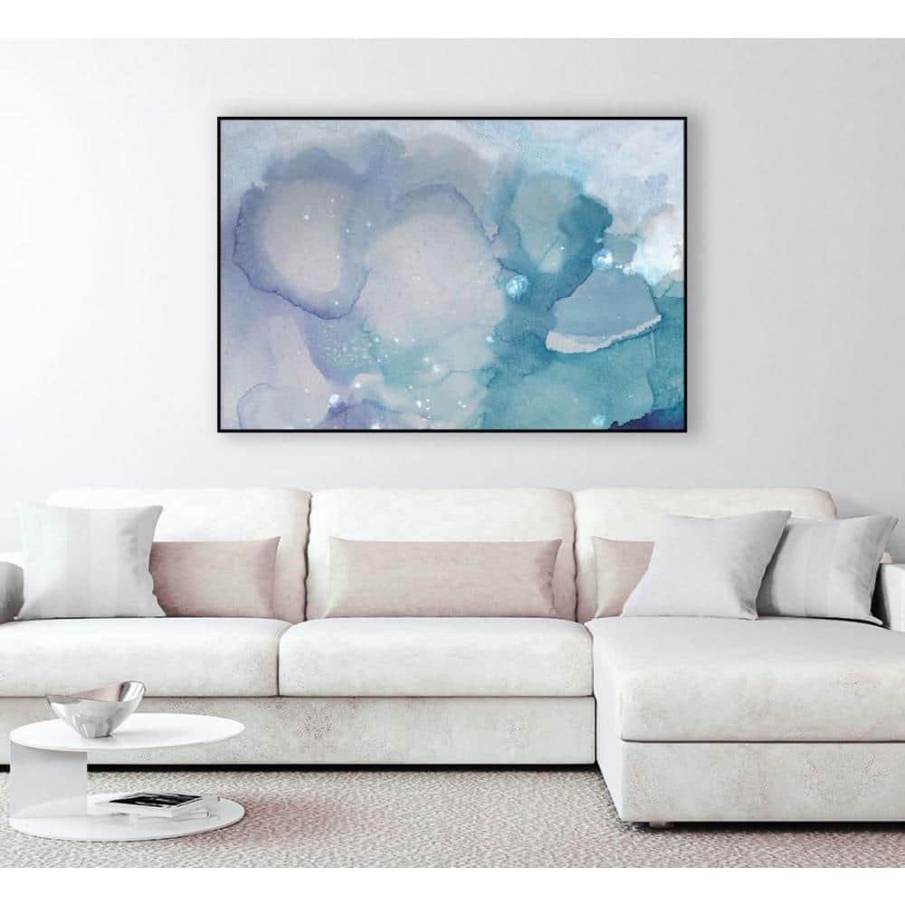 30 in. x 40 in. Ice Crystals I by Joyce Combs Framed Wall Art