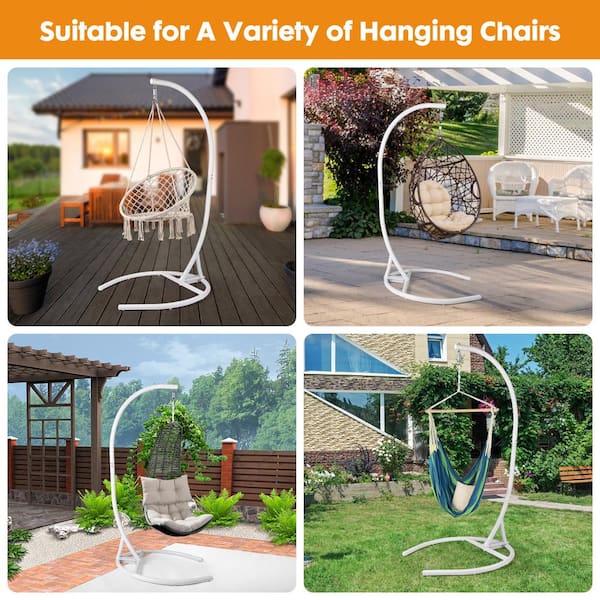Unbranded Hanging Chair Stand (Stand Only) Hammock Chair Stand for Outdoor Heavy Duty 330 lbs. Weight Capacity