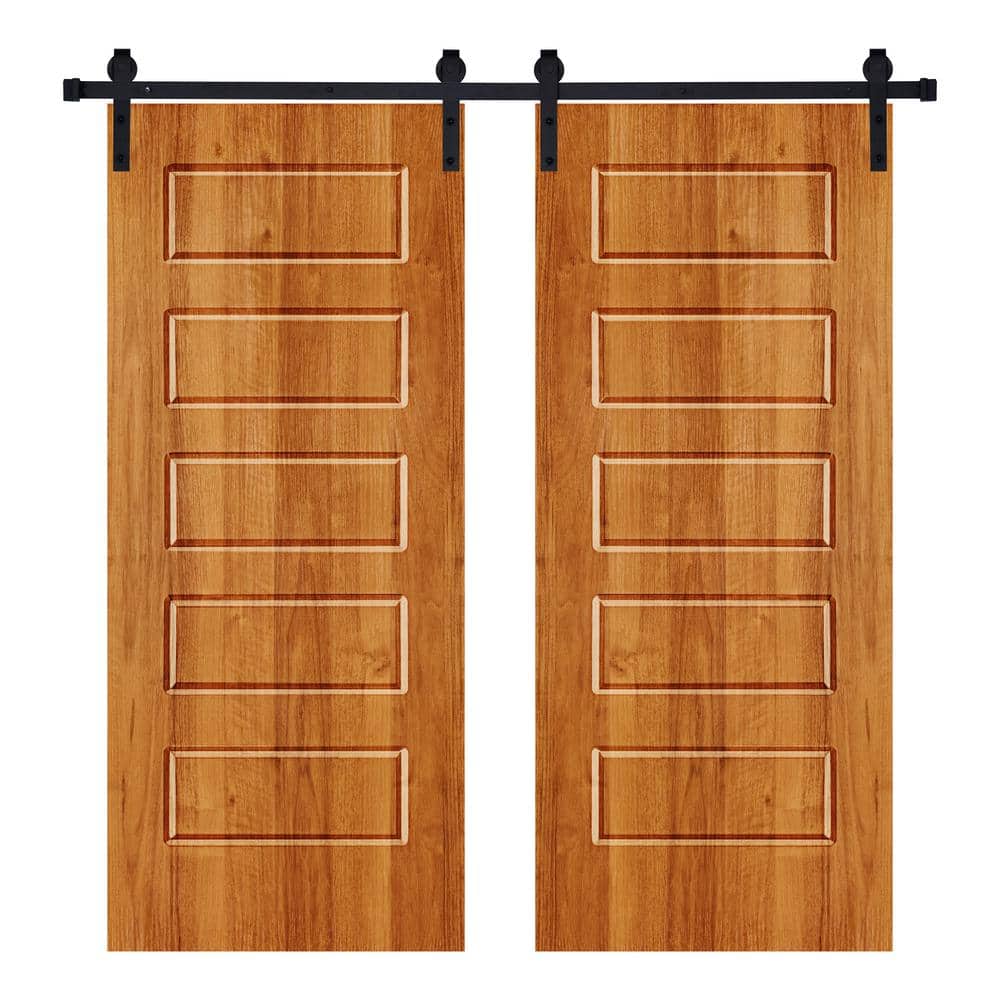 Reviews for AIOPOP HOME Modern 5 Panel Designed 72 in. x 80 in. Wood