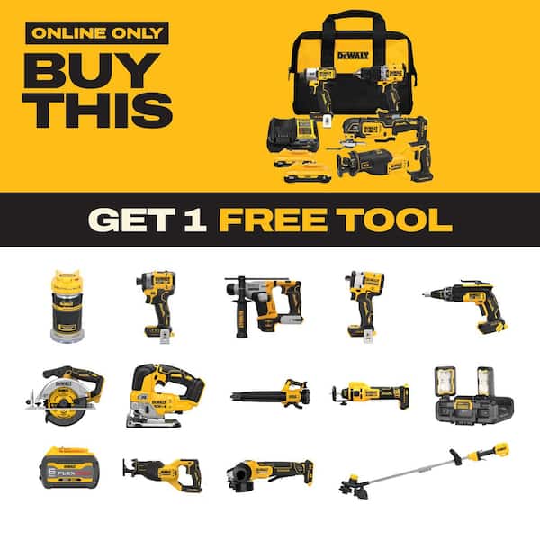 20V MAX Lithium-Ion Cordless 4-Tool Combo Kit with (2) 4.0 Ah Batteries and Charger