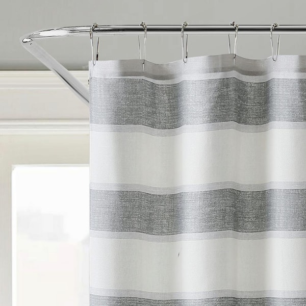 Tommy Bahama Tb Parrot 1 Piece Grey, Gray Striped Shower Curtain