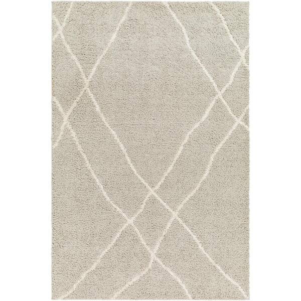 Artistic Weavers Maryland Shag Gray Morrocan 8 ft. x 10 ft. Indoor Area