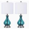 White Integriert 11W Nickel Fabric Lamps