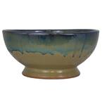 12 in. Dia Caspian Multi-Color Ceramic Bowl Planter