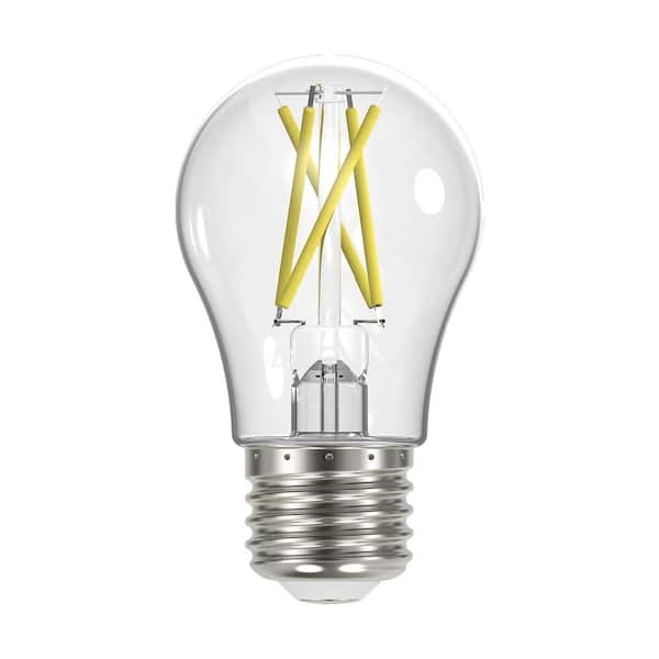 40-Watt Equivalent 4000K A15 Medium Base Clear A-Style LED Light Bulb 120 Volt (24-Pack)
